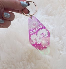 Zodiac Motel Keychain - Aries