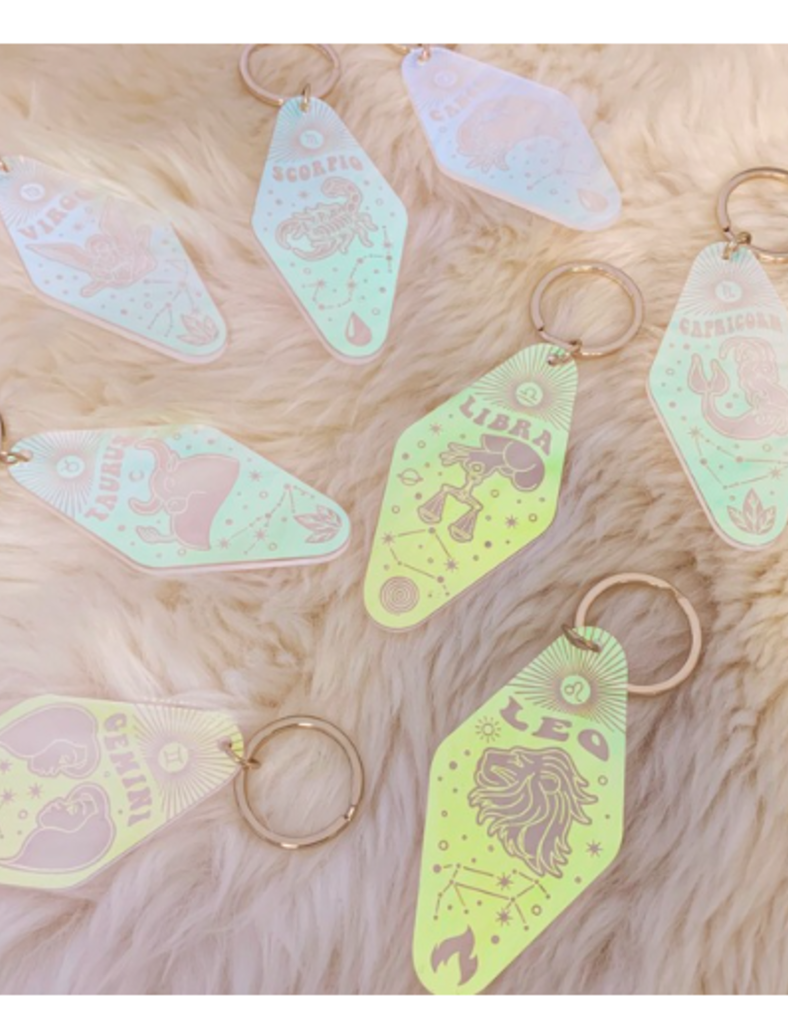 Zodiac Motel Keychain - Gemini