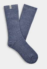 Rib Knit Slouchy Crew Sock