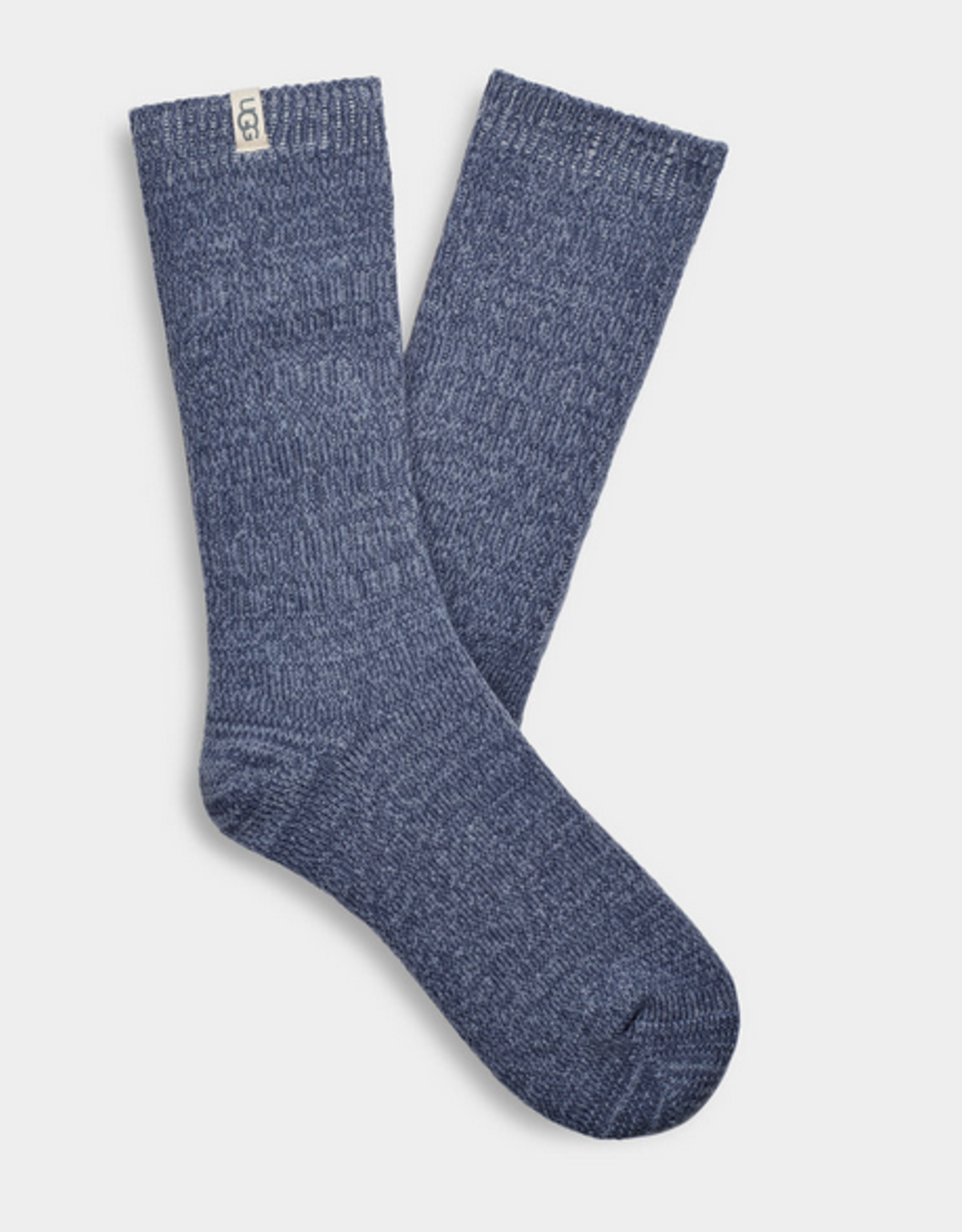 Rib Knit Slouchy Crew Sock