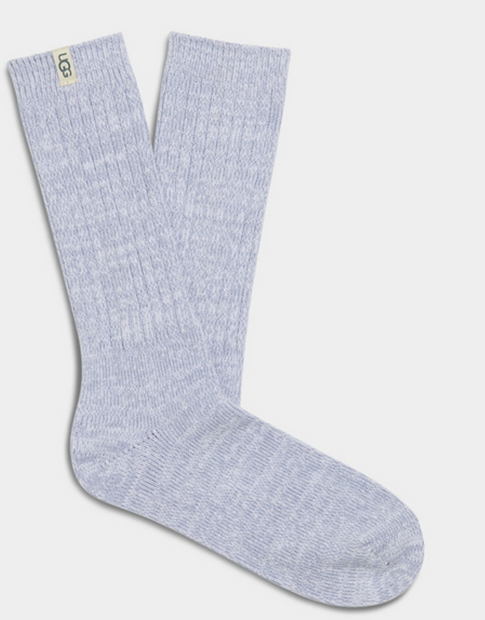 Rib Knit Slouchy Crew Sock