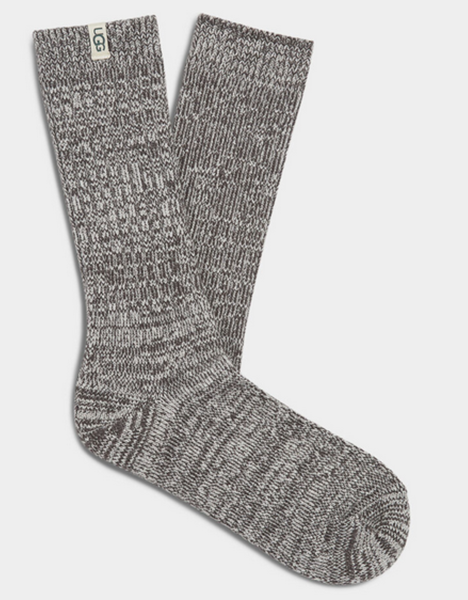 Rib Knit Slouchy Crew Sock