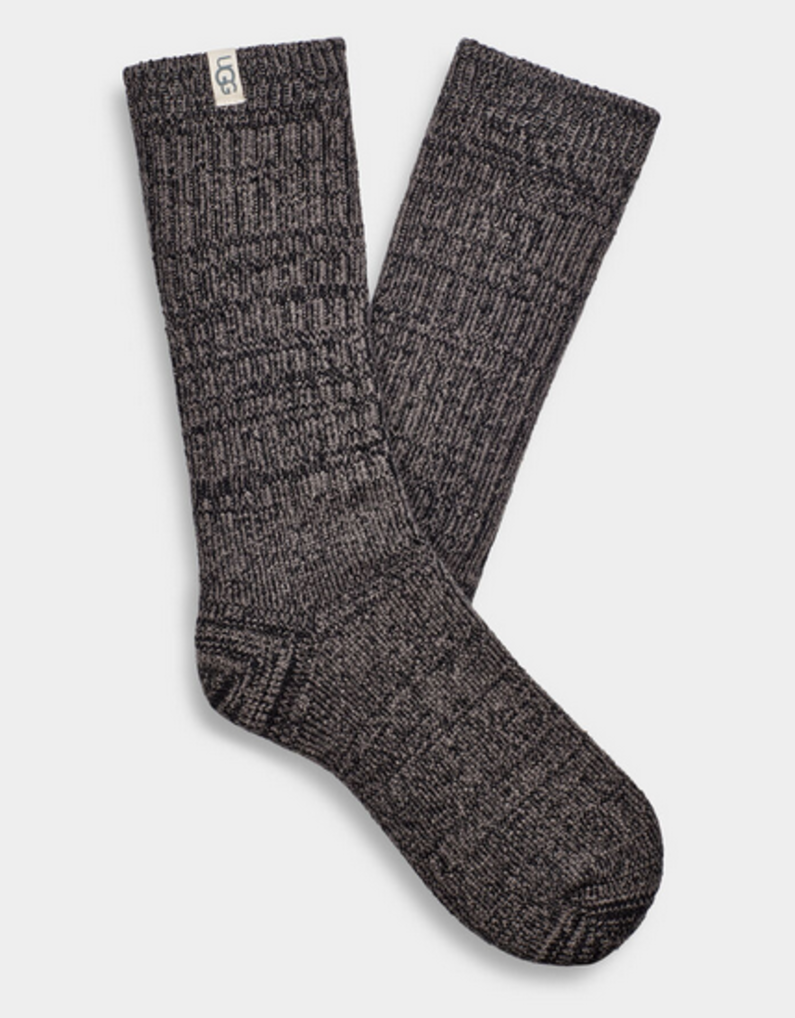 Rib Knit Slouchy Crew Sock