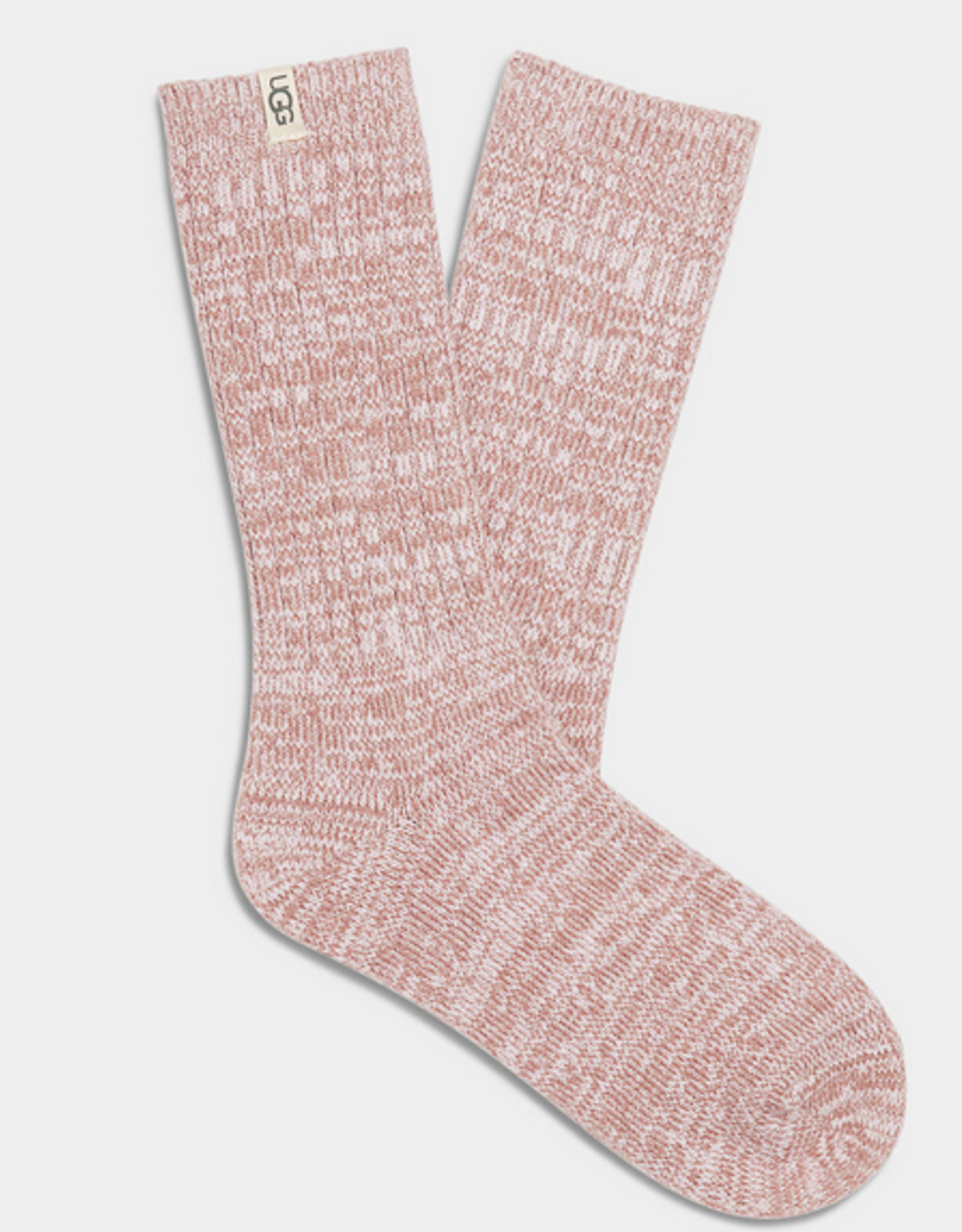 Rib Knit Slouchy Crew Sock