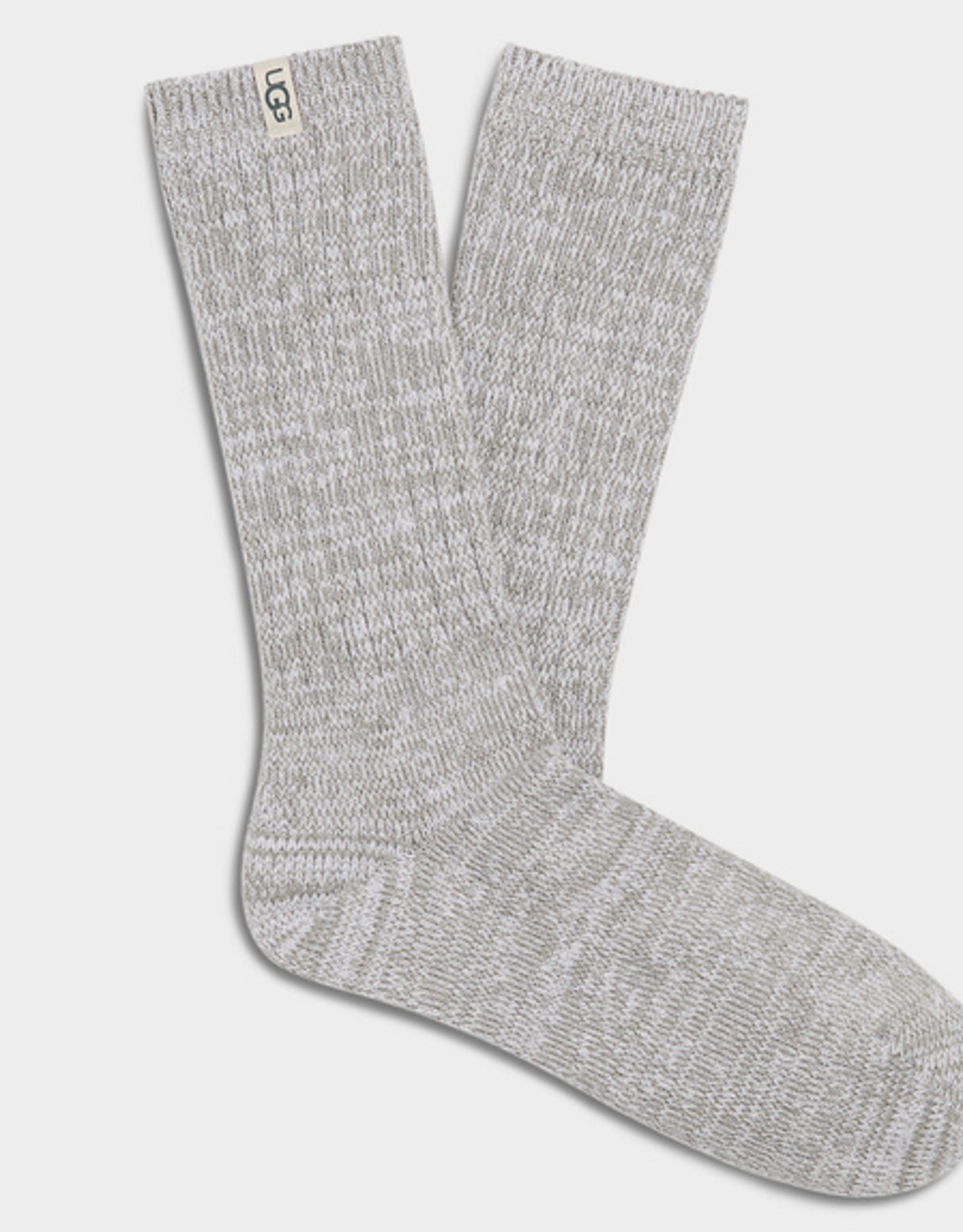 Rib Knit Slouchy Crew Sock