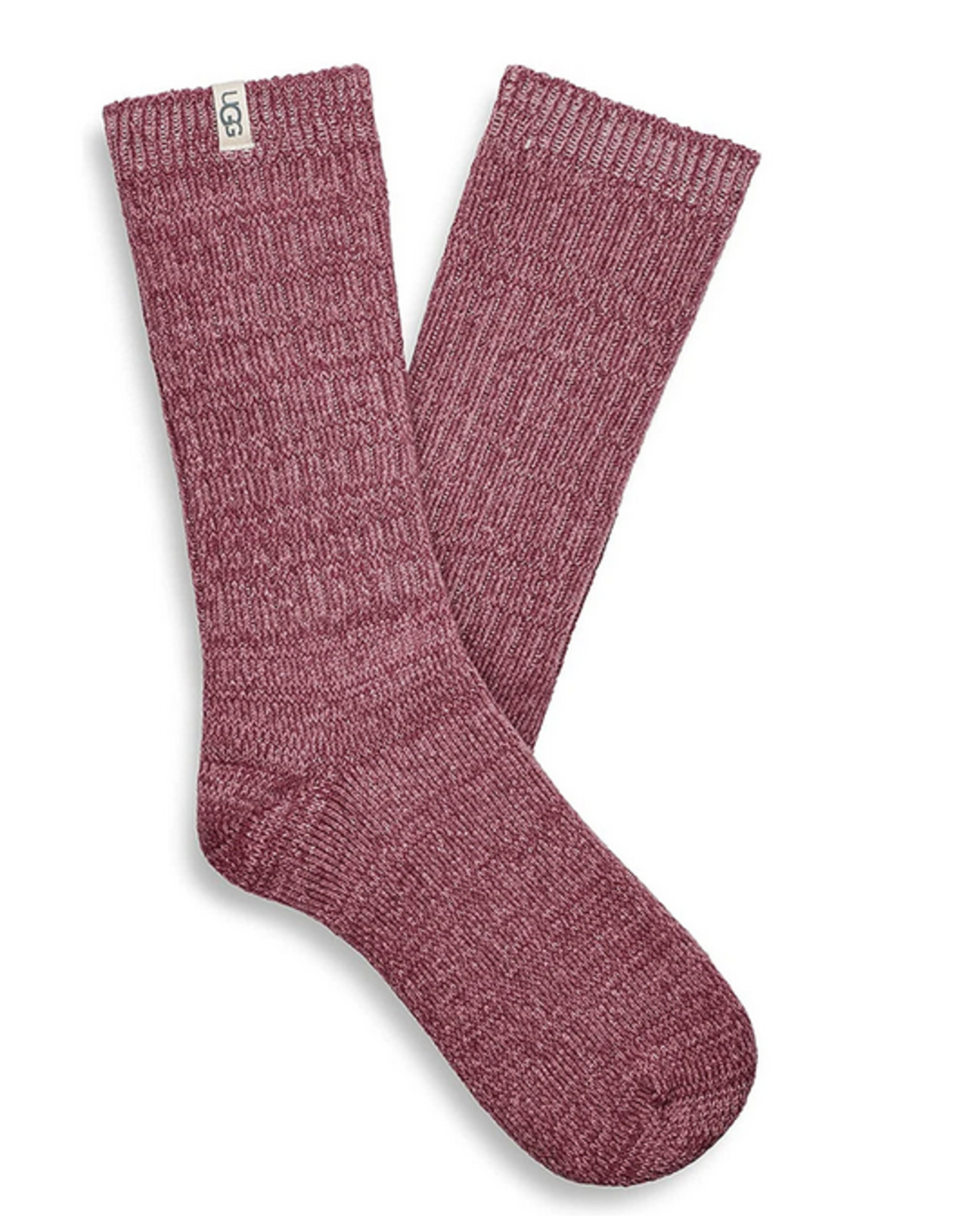 Rib Knit Slouchy Crew Sock