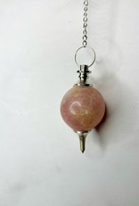 Capstone Esoterica Rose Quartz Ball Pendulum