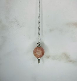 Capstone Esoterica Rose Quartz Ball Pendulum