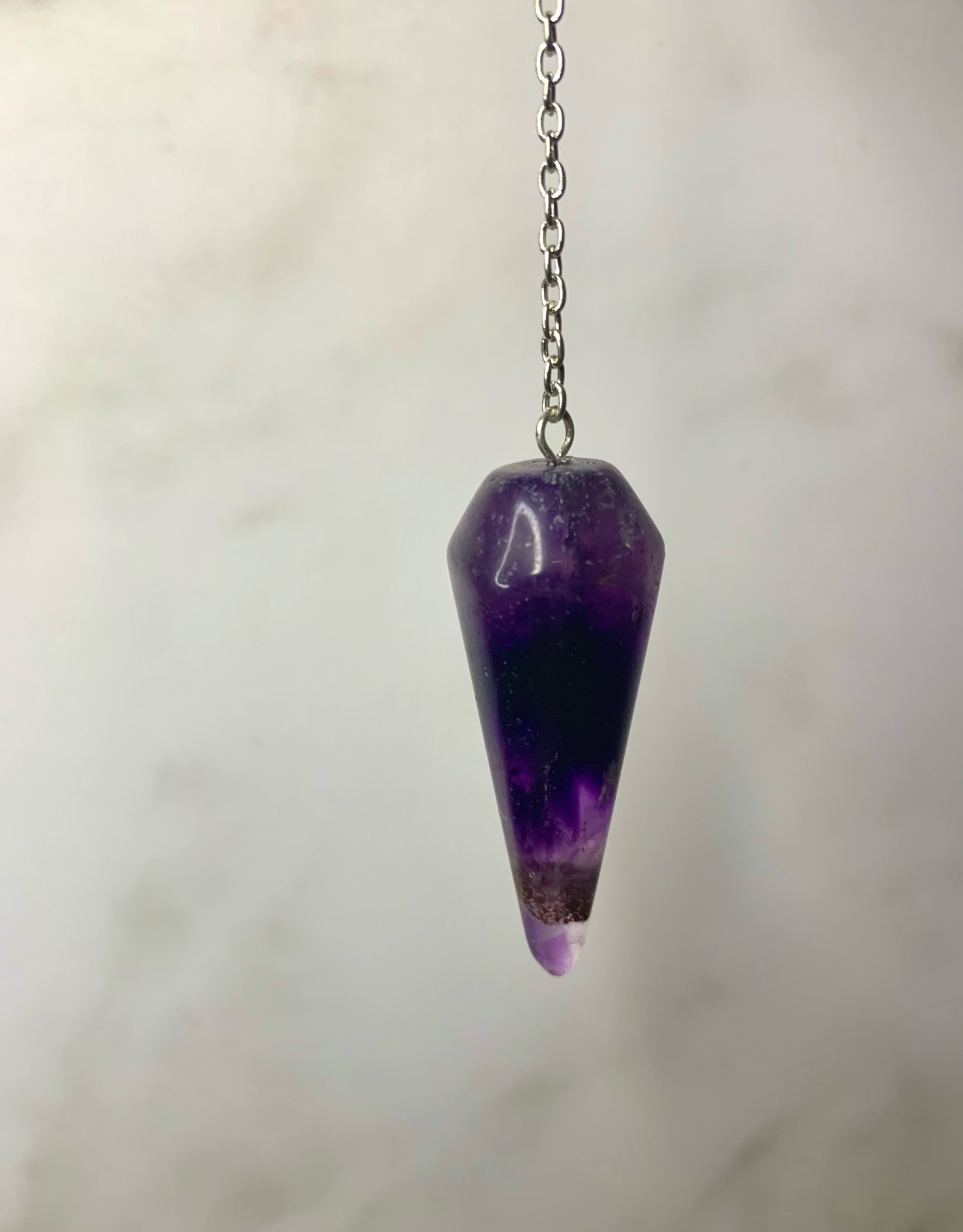 Capstone Esoterica *Amethyst Plumb Pendulum