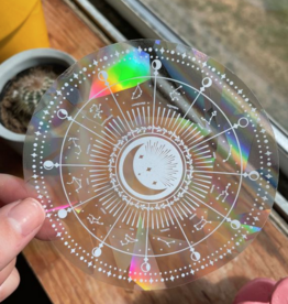 Zodiac Astrology Suncatcher Rainbow Maker Sticker Sun Catcher Window Decal