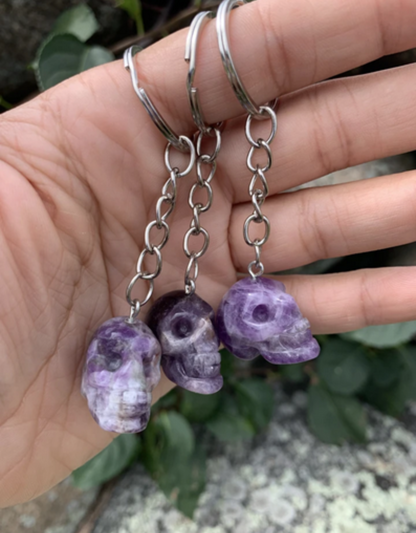 Crystal Skull Keychain