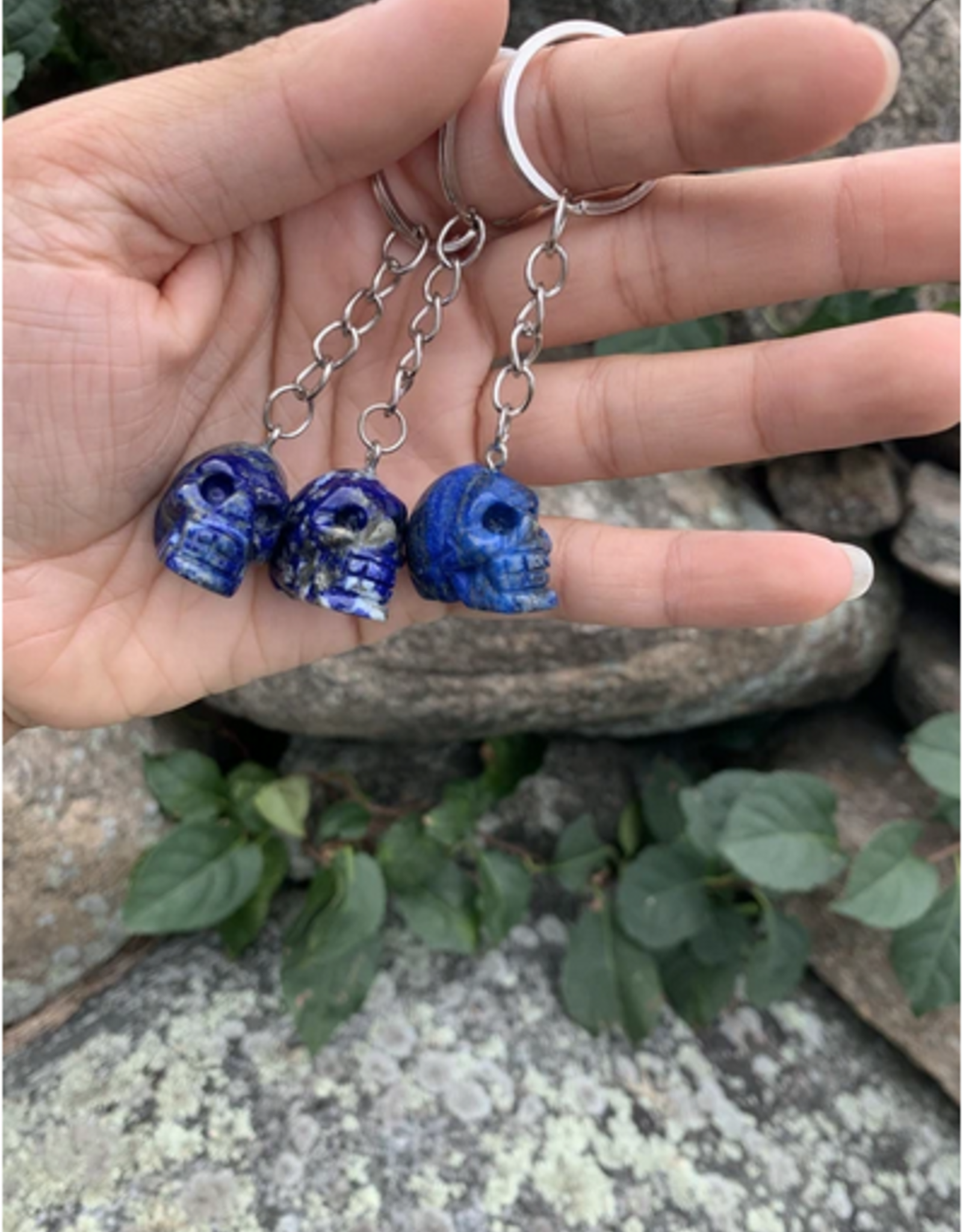 Crystal Skull Keychain