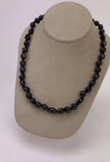 Pelham Grayson Shungite Tumbled Bead 18" Necklace | 7-10 mm Stones | Russia