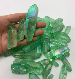 Apple Aura Quartz | Rough Point | Heat Treated Quartz | 45-70mm