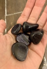 Blue Goldstone | 30-50MM | Merged Metal & Glass