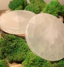 Selenite Disc | 100MM | Morocco