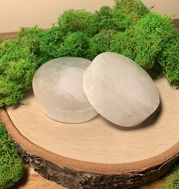 Selenite Disc | 80MM | Morocco