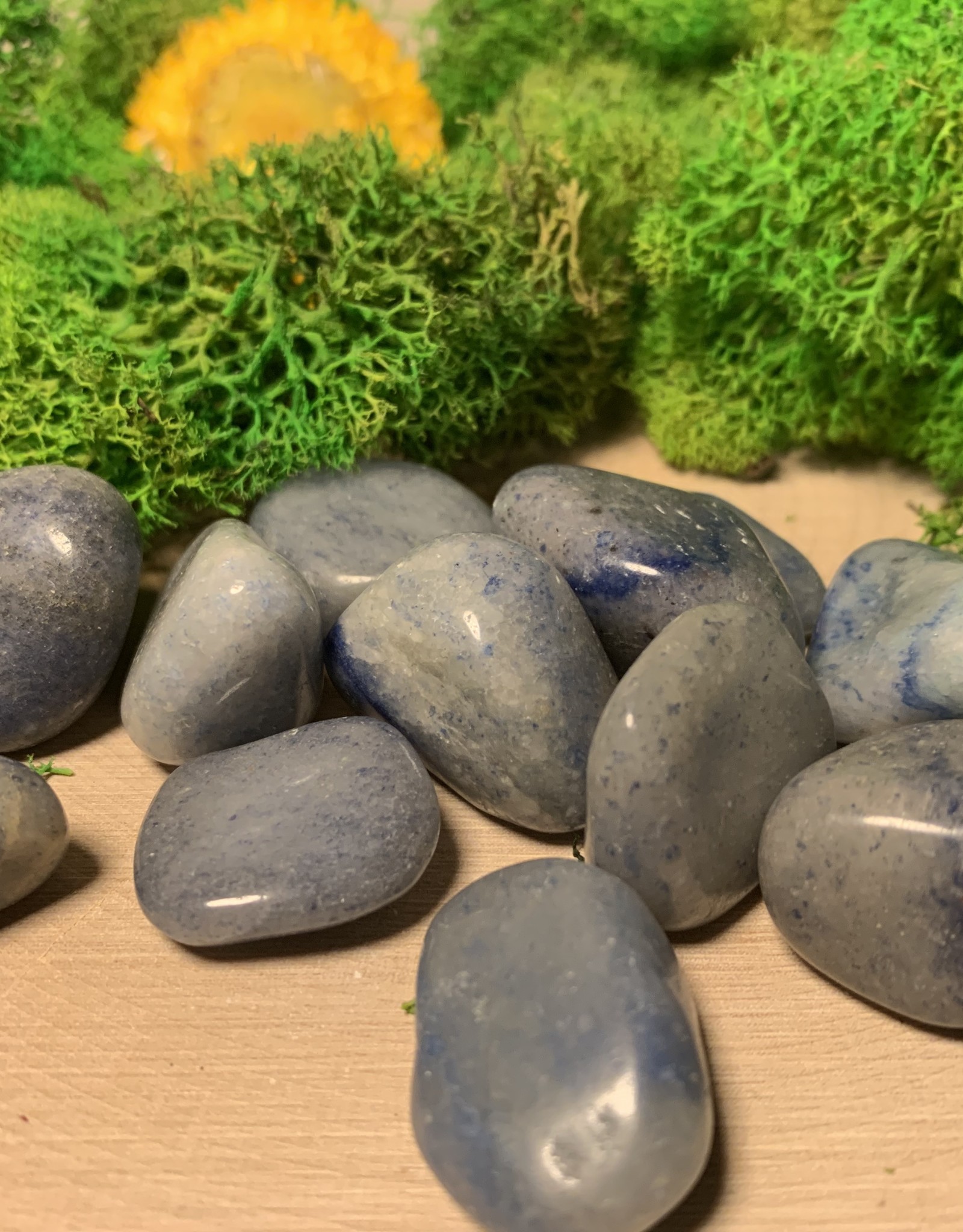 Blue Quartz Tumbled | 25-35MM | Brazil