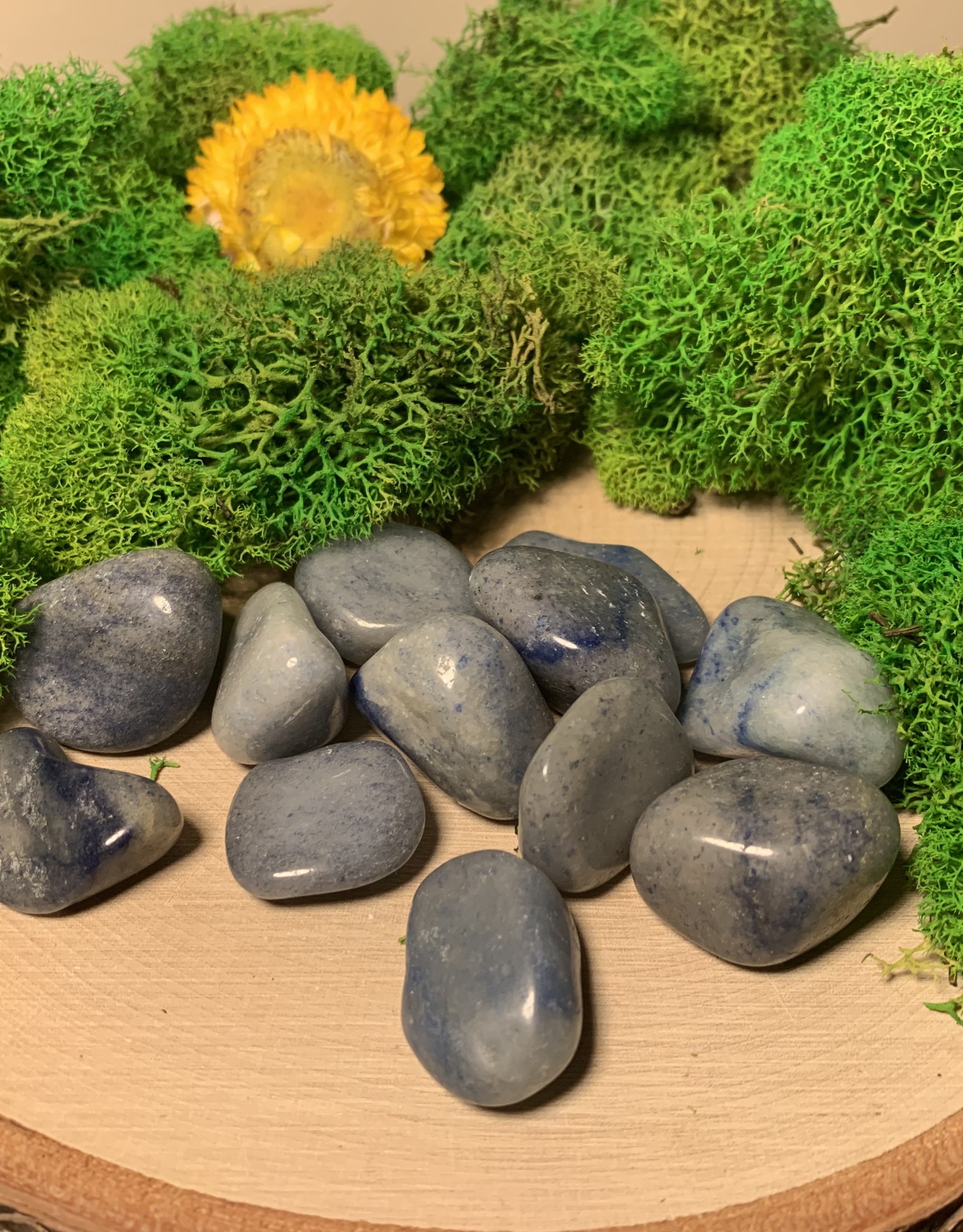 Blue Quartz Tumbled | 25-35MM | Brazil