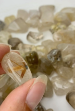 Golden Rutilated Quartz | Tumbled |  15-25mm | Brazil