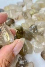Golden Rutilated Quartz | Tumbled |  15-25mm | Brazil