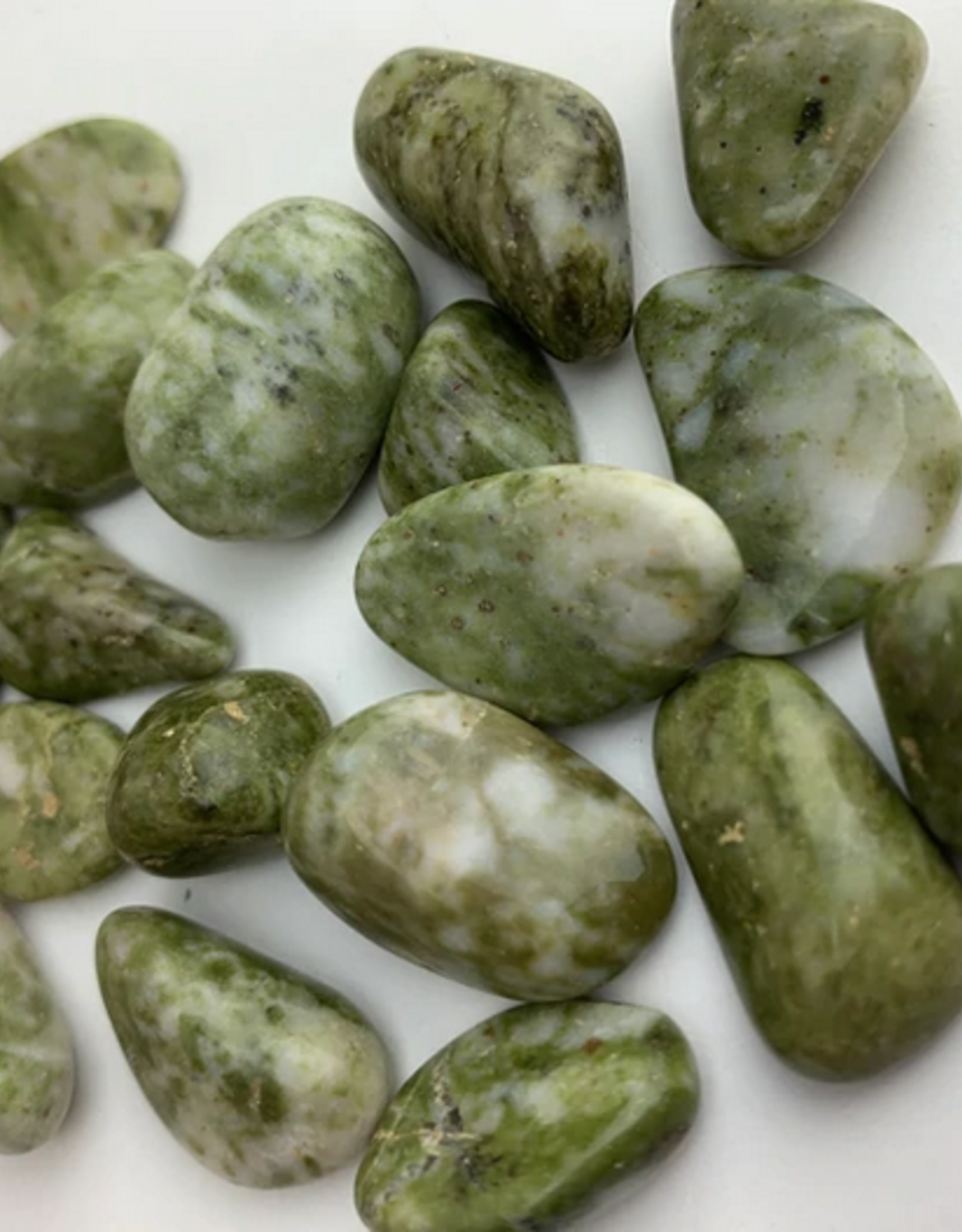 Snowflake Epidote | Tumbled | South Africa
