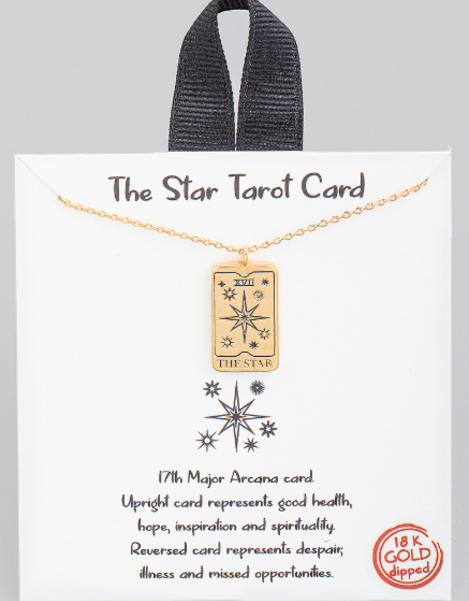 Fame Accessories The Star Tarot Card Pendant Necklace