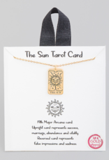Fame Accessories The Sun Tarot Card Pendant Necklace