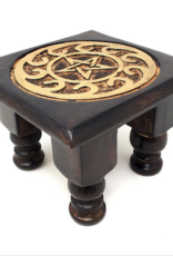 New Age Imports, Inc. Gold Pentagram Altar Table