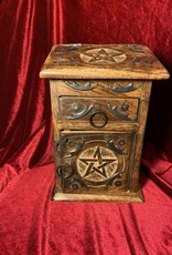 Herb Chest - Pentacle Carved