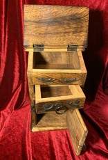 New Age Imports, Inc. Pentacle Carved Herb Chest