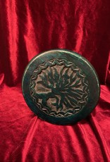 New Age Imports, Inc. Tree of Life Small Wood Altar Table 6" Round