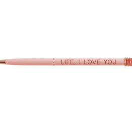 Life, I Love you Crystal Pen