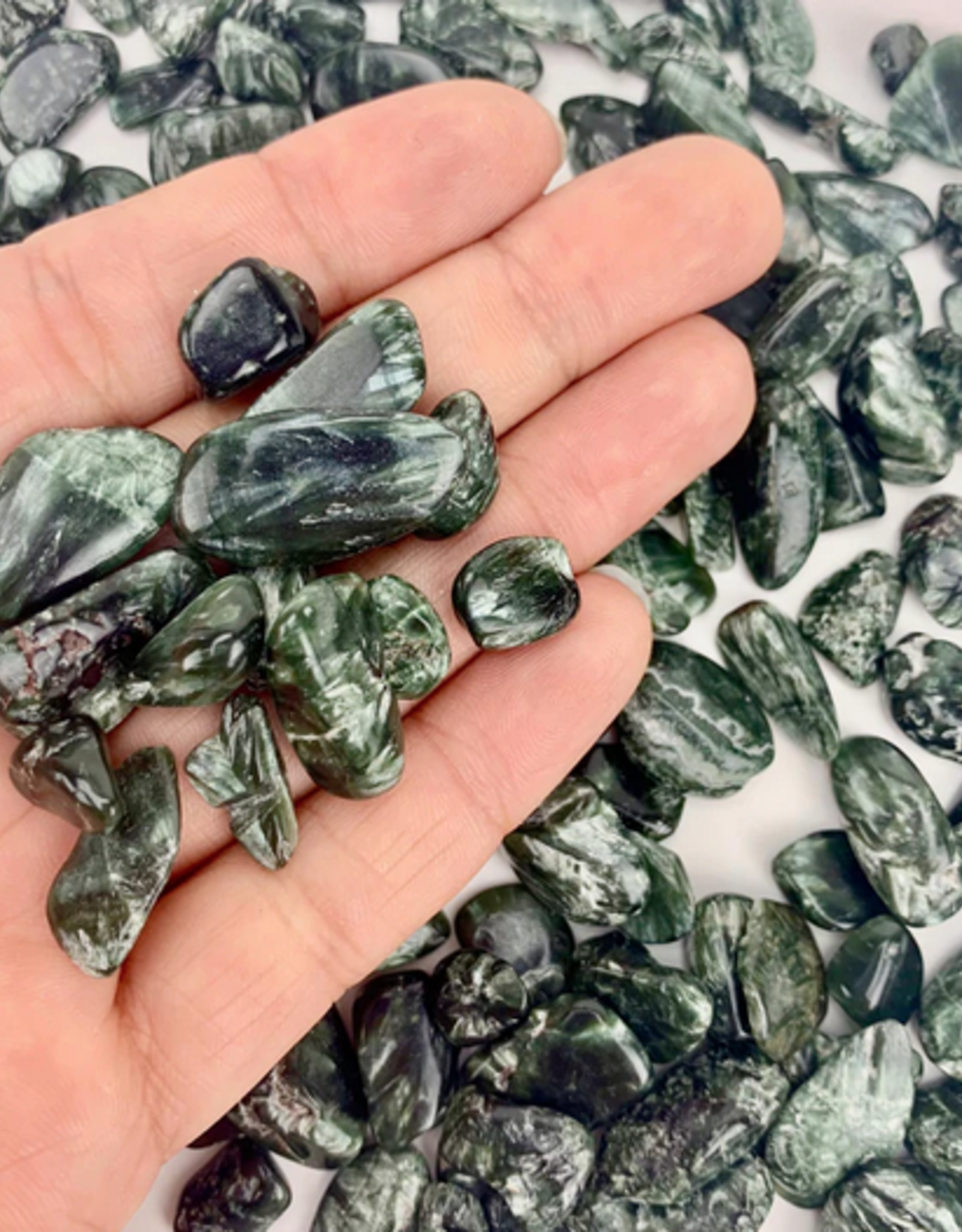 Seraphinite Tumbled | 10-15mm | Russia
