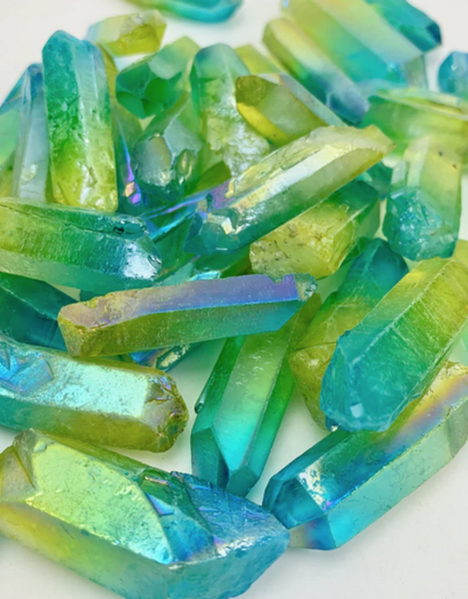 Aura Quartz Points | Rough | Caribbean Aura