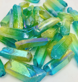 Aura Quartz Points | Rough | Caribbean Aura