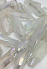 Angel Aura | Rough Point | Heat Treated Quartz | 30-50mm