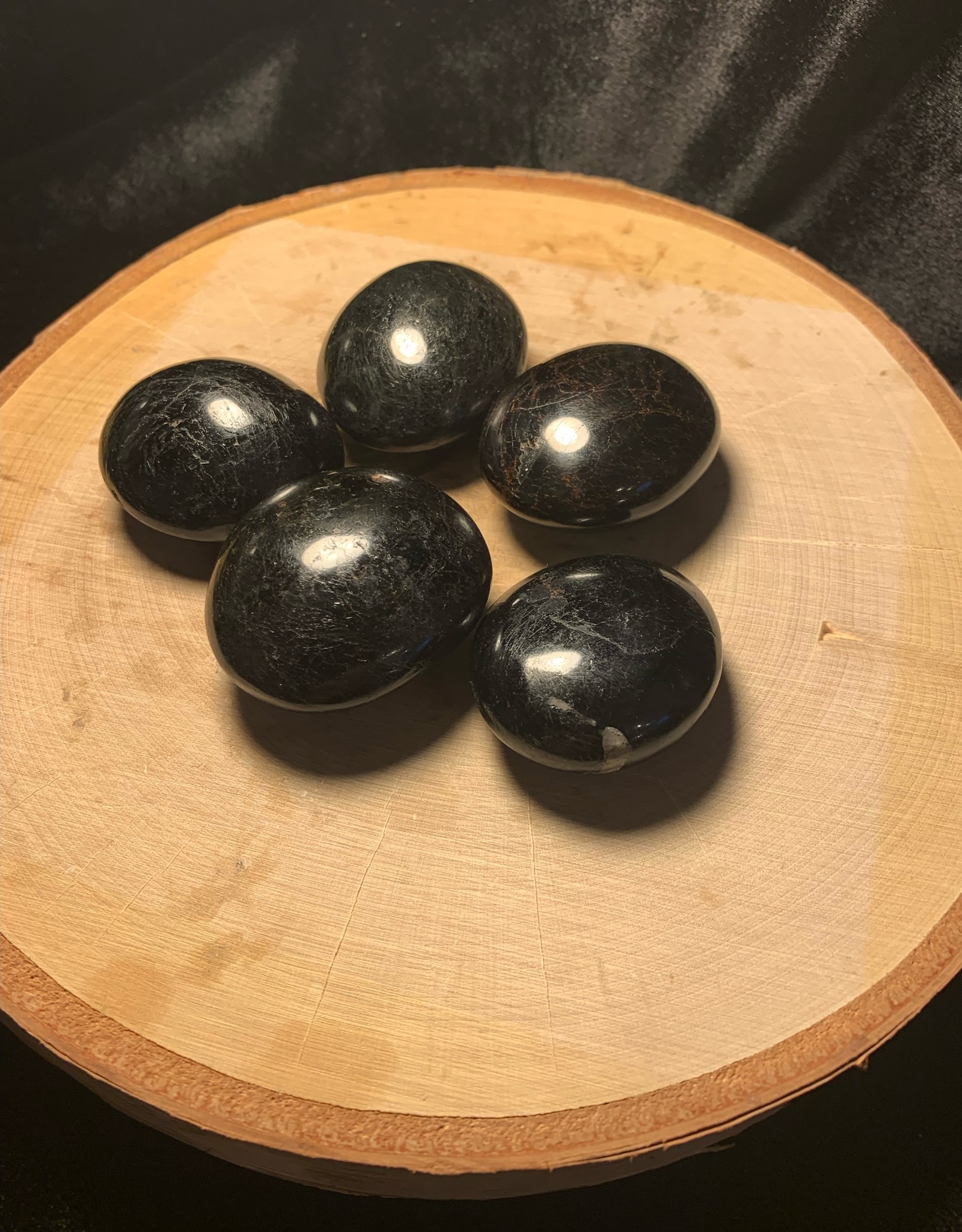 Black Tourmaline Palmstone | 35-45MM | Madagascar