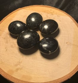 Black Tourmaline Palmstone | 35-45MM | Madagascar