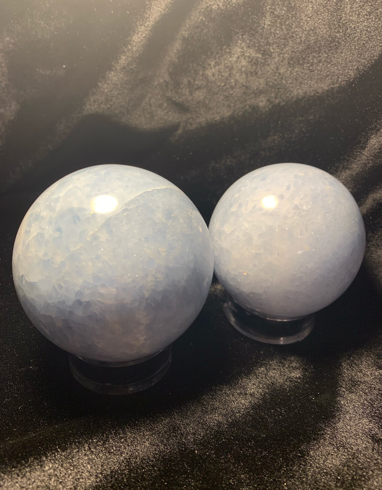 Pelham Grayson Blue Calcite Sphere | 50-65MM | Mexico