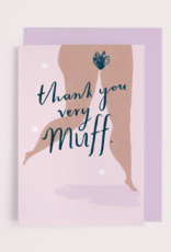 Sister Paper Co. Thank you Very Muff Card