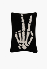 Skeleton Peace Hook Pillow