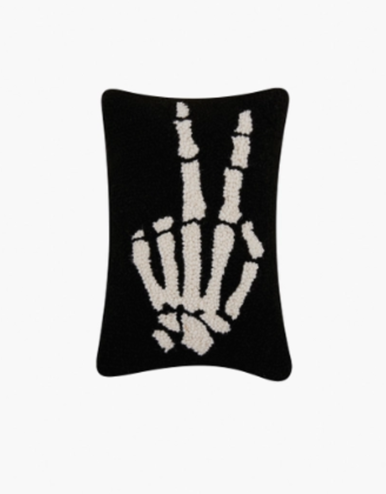 Skeleton Peace Hook Pillow