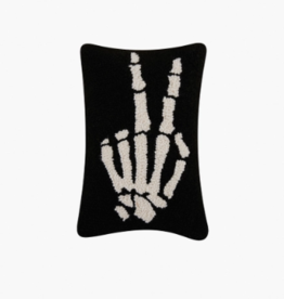 Skeleton Peace Hook Pillow