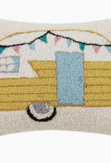 Vintage Camper Hook Pillow