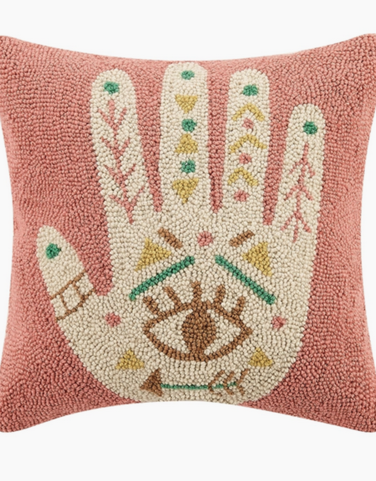 Peking Handicraft Boho Hand Hook Pillow