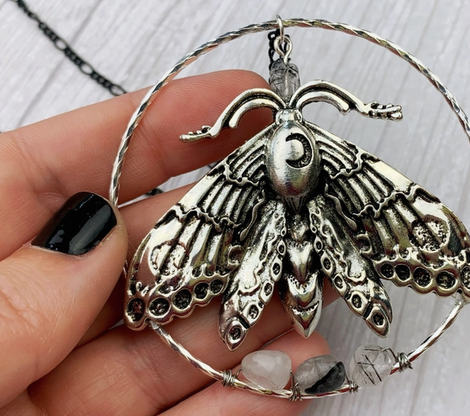 Luna Moth Necklace-C79 – Kevin N Anna