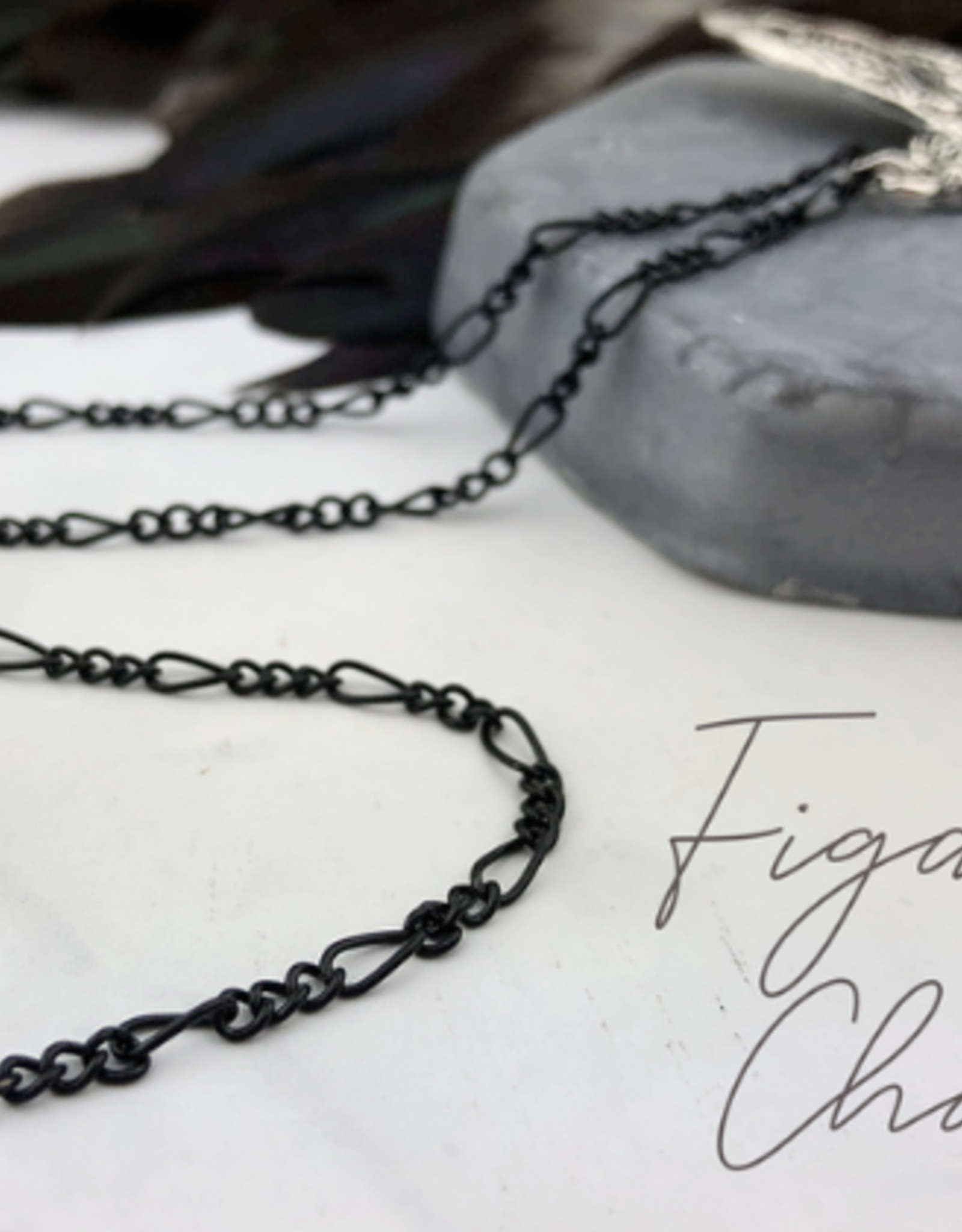 SpotLight Jewelry Silver Death Head Moth Necklace - Figaro Chain