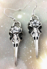 Raven Skull Earrings