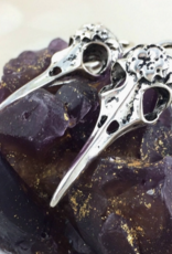 SpotLight Jewelry Raven Skull Earrings